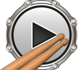 Virtual Drumming music making games icon