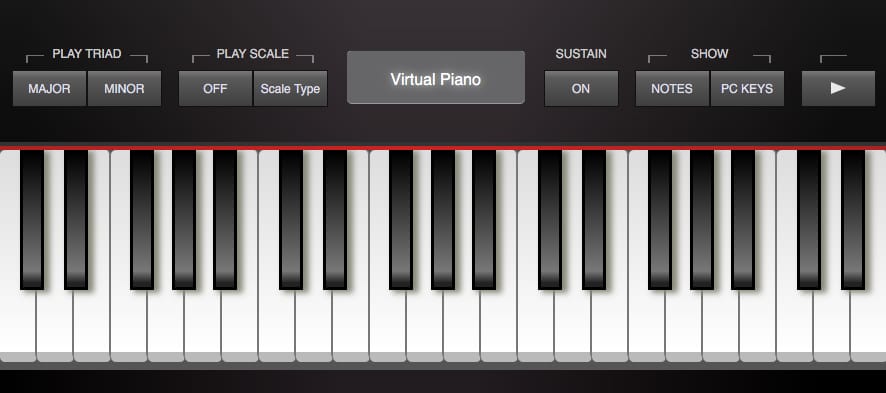 Virtual Piano Online Keyboard Simulator